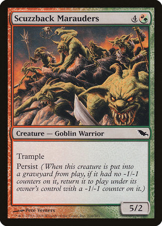 Scuzzback Marauders [Shadowmoor] | Good Games North