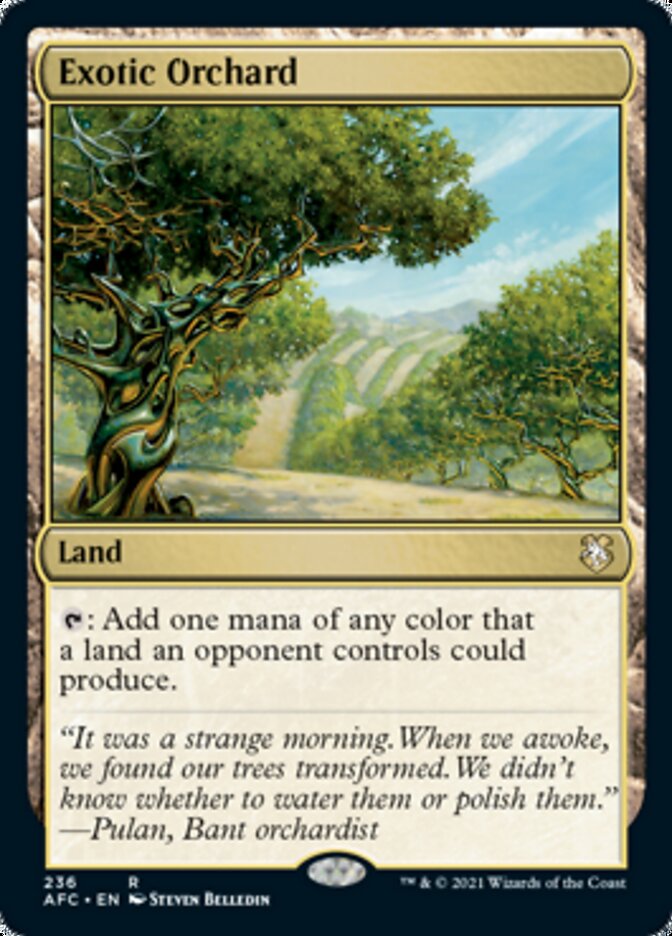 Exotic Orchard [Dungeons & Dragons: Adventures in the Forgotten Realms Commander] | Good Games North