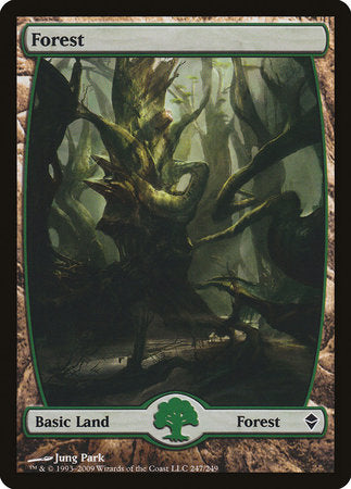 Forest (247) - Full Art [Zendikar] | Good Games North