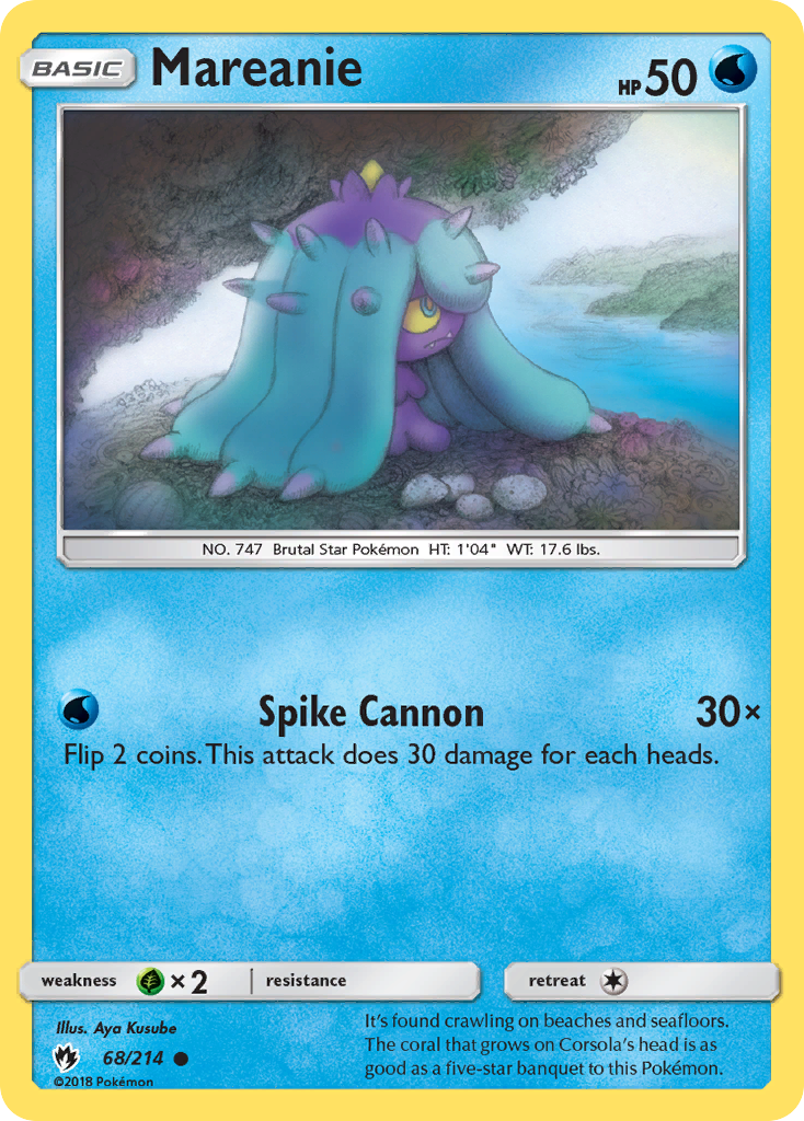 Mareanie (68/214) [Sun & Moon: Lost Thunder] | Good Games North