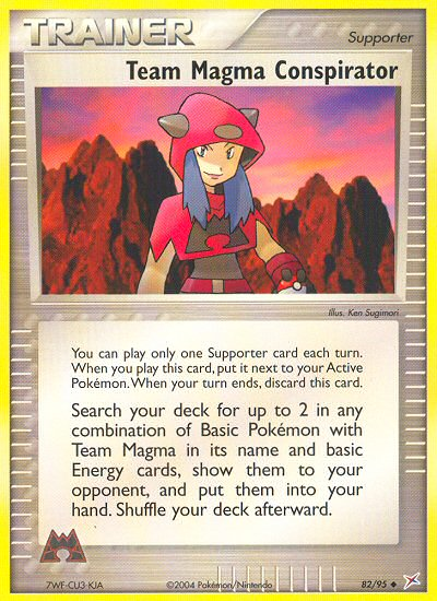 Team Magma Conspirator (82/95) [EX: Team Magma vs Team Aqua] | Good Games North