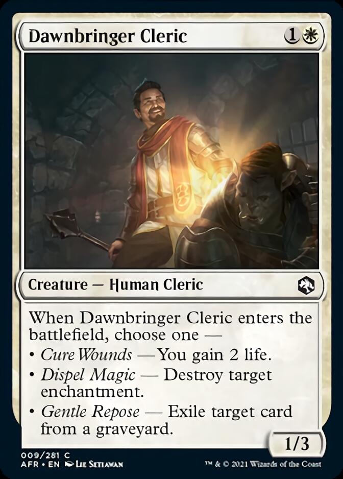 Dawnbringer Cleric [Dungeons & Dragons: Adventures in the Forgotten Realms] | Good Games North