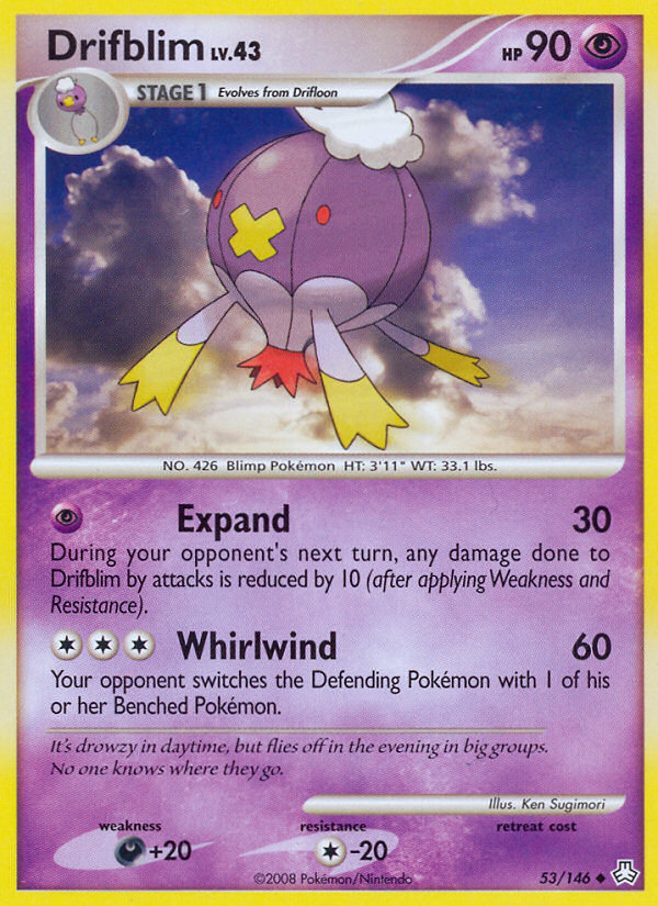 Drifblim (53/146) [Diamond & Pearl: Legends Awakened] | Good Games North