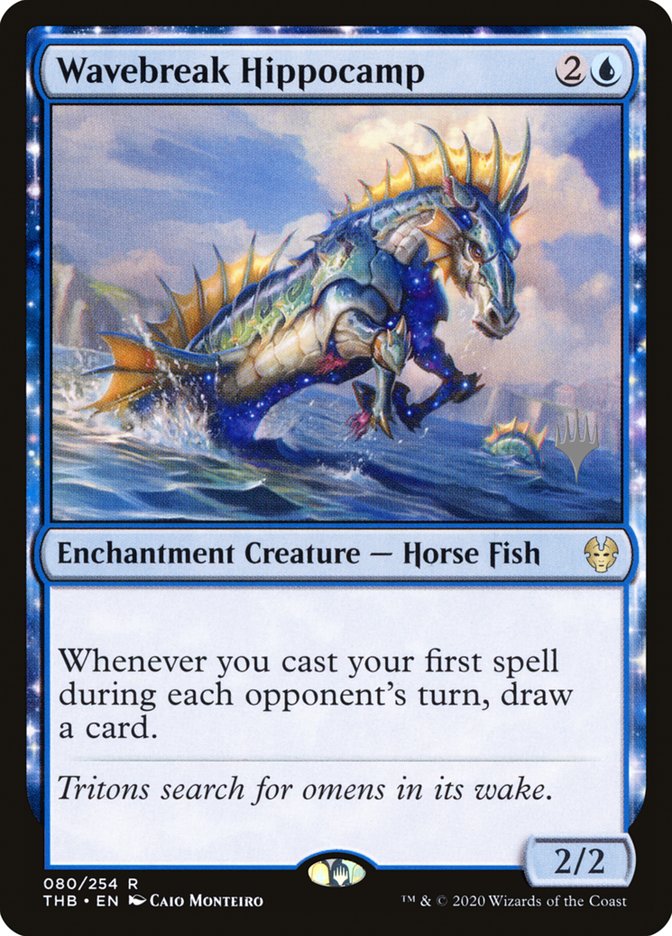 Wavebreak Hippocamp (Promo Pack) [Theros Beyond Death Promos] | Good Games North