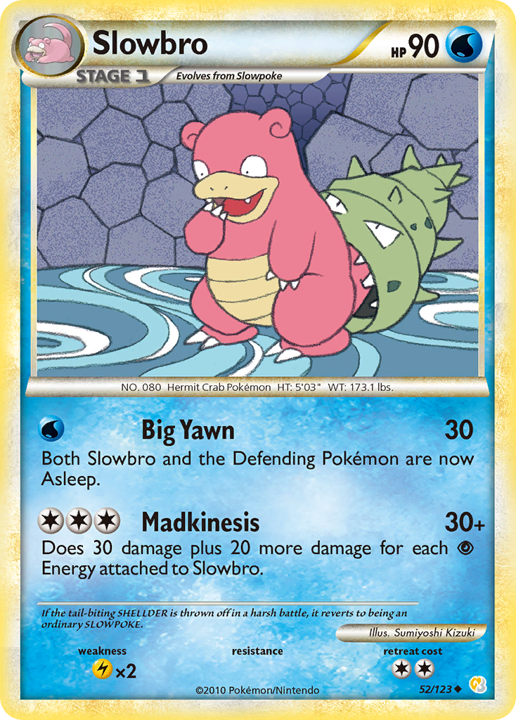 Slowbro (52/123) [HeartGold & SoulSilver: Base Set] | Good Games North
