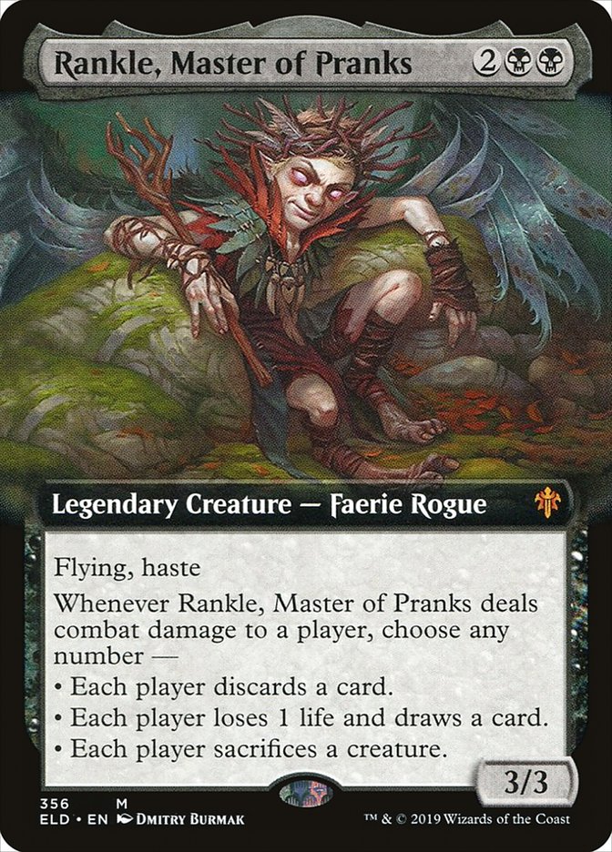 Rankle, Master of Pranks (Extended Art) [Throne of Eldraine] | Good Games North