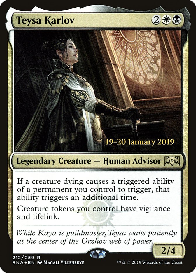 Teysa Karlov [Ravnica Allegiance Prerelease Promos] | Good Games North