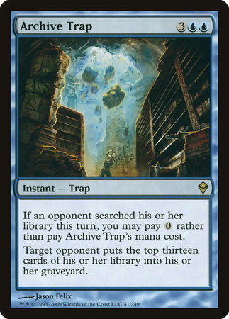 Archive Trap [Zendikar] | Good Games North