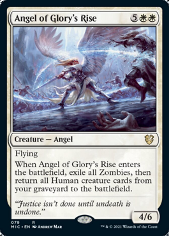 Angel of Glory's Rise [Innistrad: Midnight Hunt Commander] | Good Games North