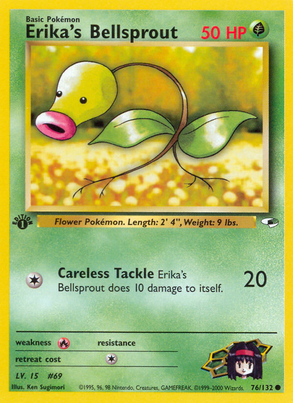 Erika's Bellsprout (76/132) [Gym Heroes 1st Edition] | Good Games North
