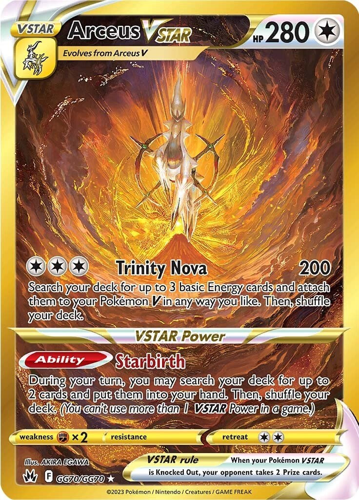 Arceus VSTAR (GG70/GG70) (Secret) [Sword & Shield: Crown Zenith] | Good Games North