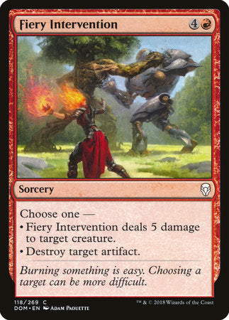 Fiery Intervention [Dominaria] | Good Games North