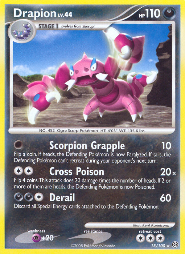 Drapion (15/100) [Diamond & Pearl: Stormfront] | Good Games North