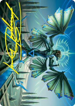 Tanazir Quandrix Art Card (Gold-Stamped Signature) [Strixhaven: School of Mages Art Series] | Good Games North