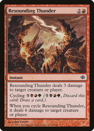 Resounding Thunder [Shards of Alara] | Good Games North