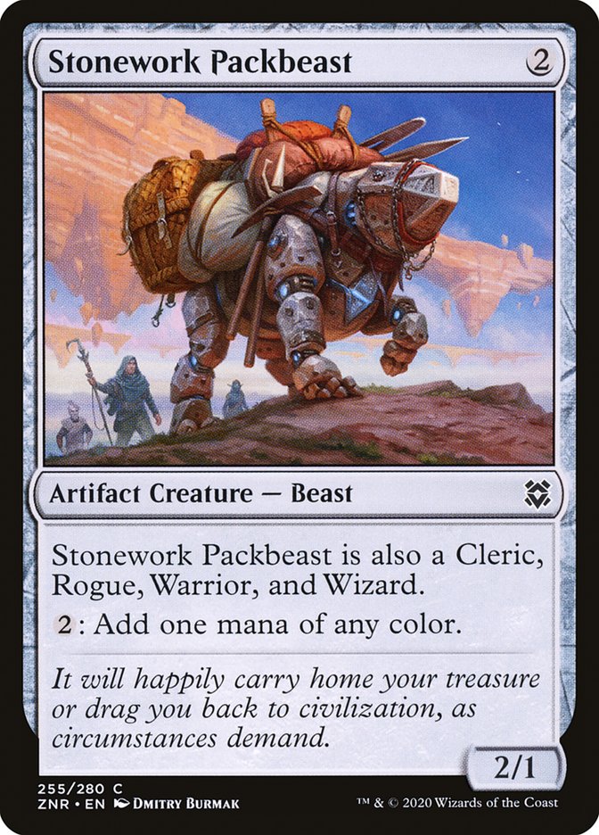 Stonework Packbeast [Zendikar Rising] | Good Games North