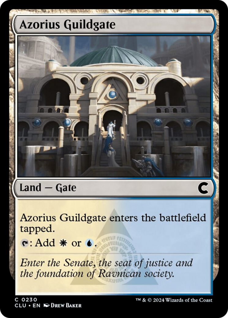 Azorius Guildgate [Ravnica: Clue Edition] | Good Games North