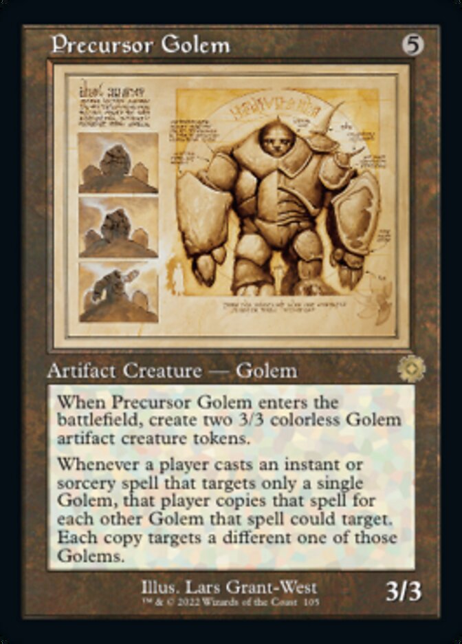Precursor Golem (Retro Schematic) [The Brothers' War Retro Artifacts] | Good Games North