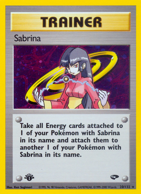 Sabrina (20/132) [Gym Challenge 1st Edition] | Good Games North