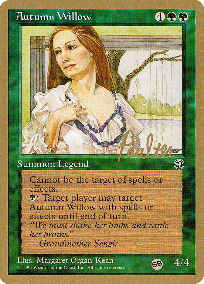 Autumn Willow (Preston Poulter) (SB) [Pro Tour Collector Set] | Good Games North