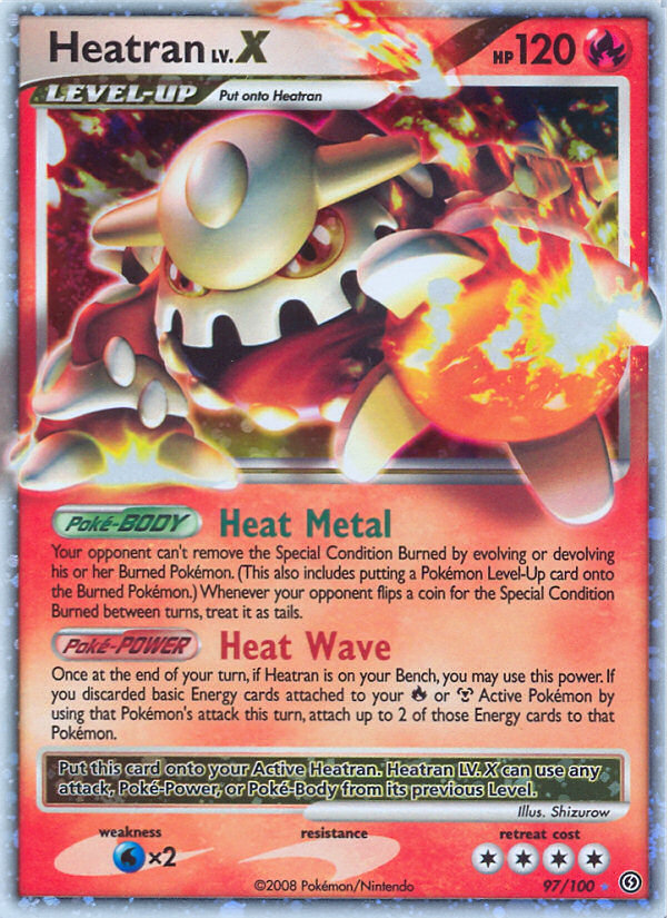 Heatran LV.X (97/100) [Diamond & Pearl: Stormfront] | Good Games North