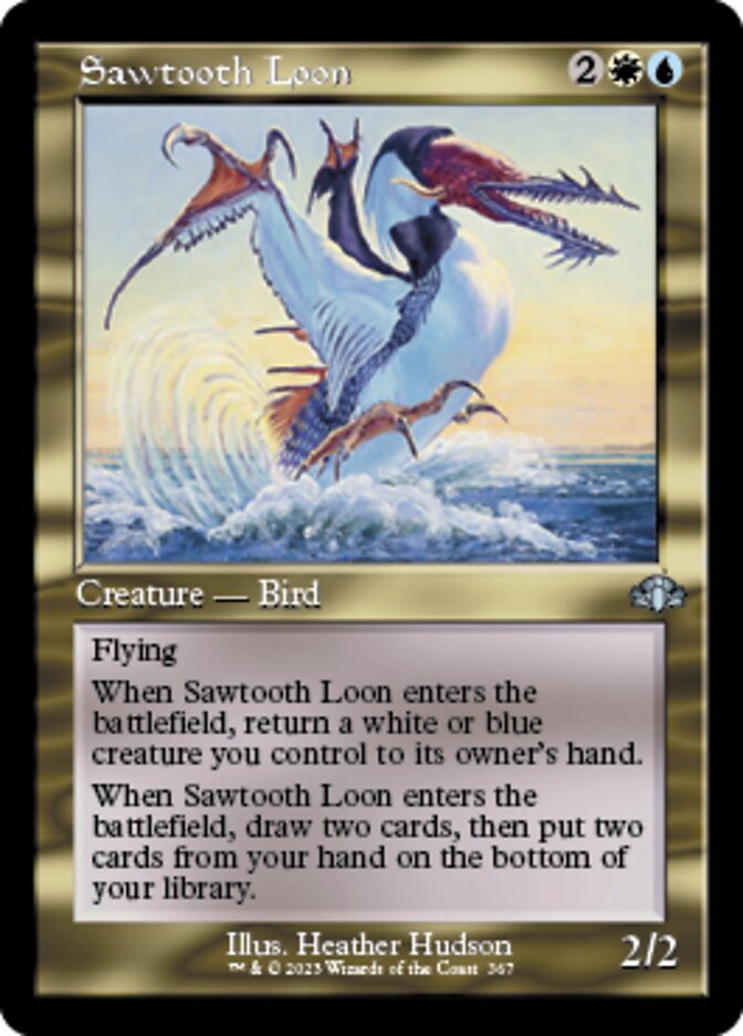Sawtooth Loon (Retro) [Dominaria Remastered] | Good Games North