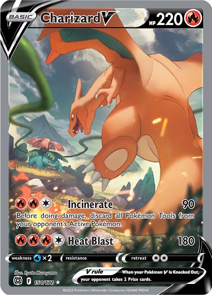Charizard V (154/172) [Sword & Shield: Brilliant Stars] | Good Games North