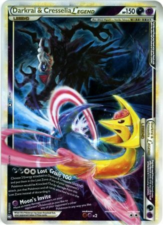 Darkrai & Cresselia LEGEND (99/102) (Jumbo Card) [HeartGold & SoulSilver: Triumphant] | Good Games North
