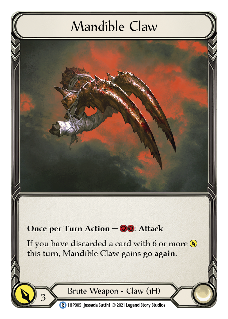 Mandible Claw (Right) [1HP005] | Good Games North