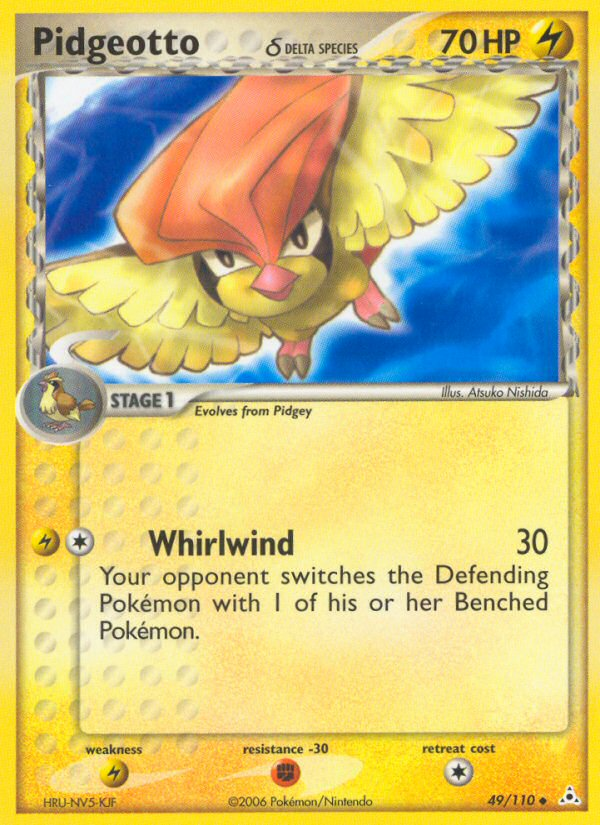 Pidgeotto (49/110) (Delta Species) [EX: Holon Phantoms] | Good Games North