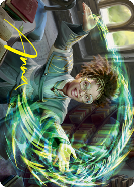 Eureka Moment Art Card (Gold-Stamped Signature) [Strixhaven: School of Mages Art Series] | Good Games North