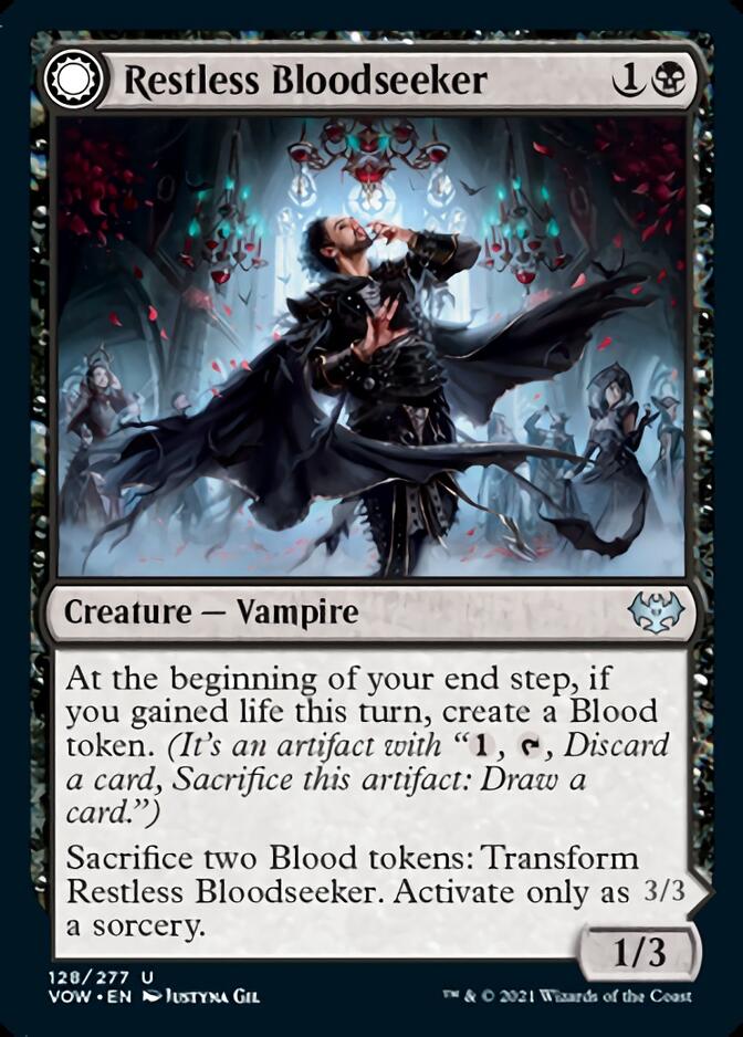 Restless Bloodseeker // Bloodsoaked Reveler [Innistrad: Crimson Vow] | Good Games North