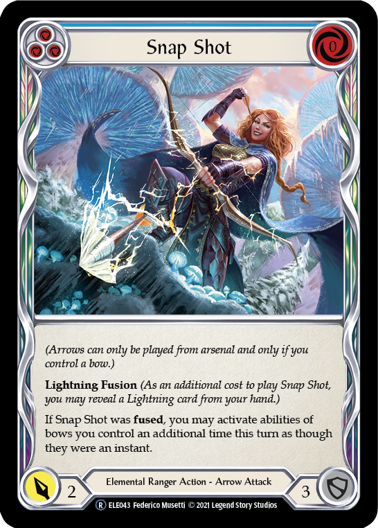 Snap Shot (Blue) [U-ELE043] Unlimited Normal | Good Games North