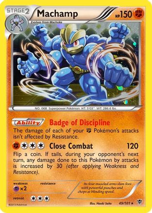 Machamp (49/101) (Cosmos Holo) [Black & White: Plasma Blast] | Good Games North