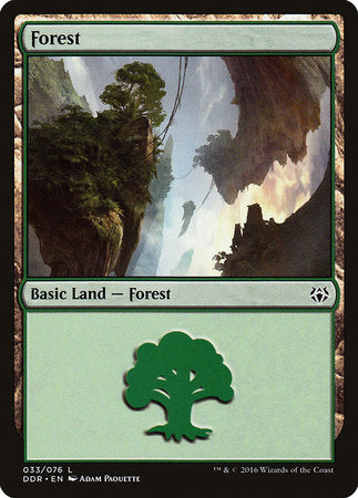 Forest (33) [Duel Decks: Nissa vs. Ob Nixilis] | Good Games North