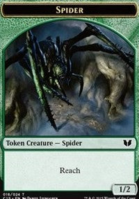 Spider // Dragon Double-Sided Token [Commander 2015 Tokens] | Good Games North