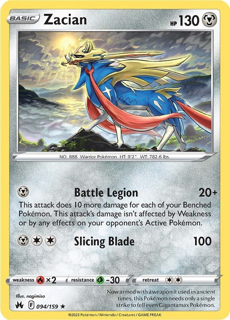 Zacian (094/159) [Sword & Shield: Crown Zenith] | Good Games North