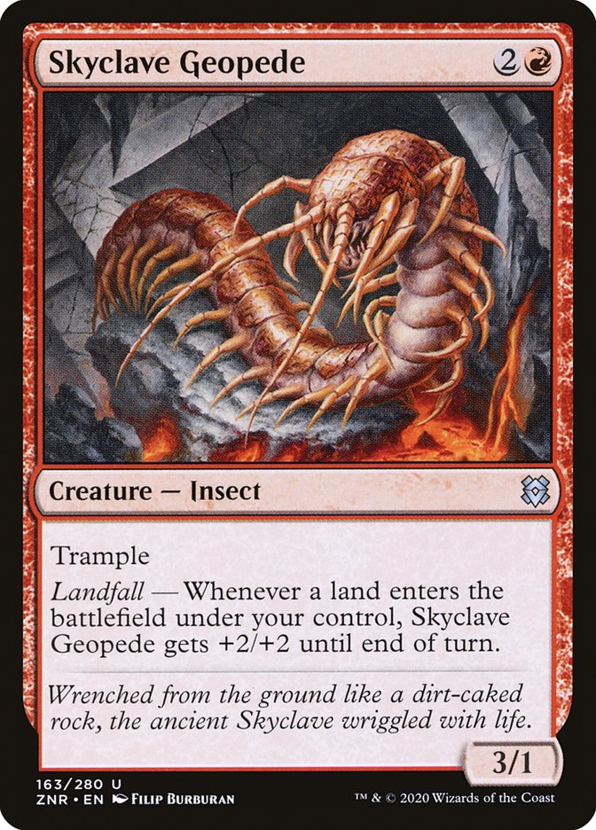 Skyclave Geopede [Zendikar Rising] | Good Games North