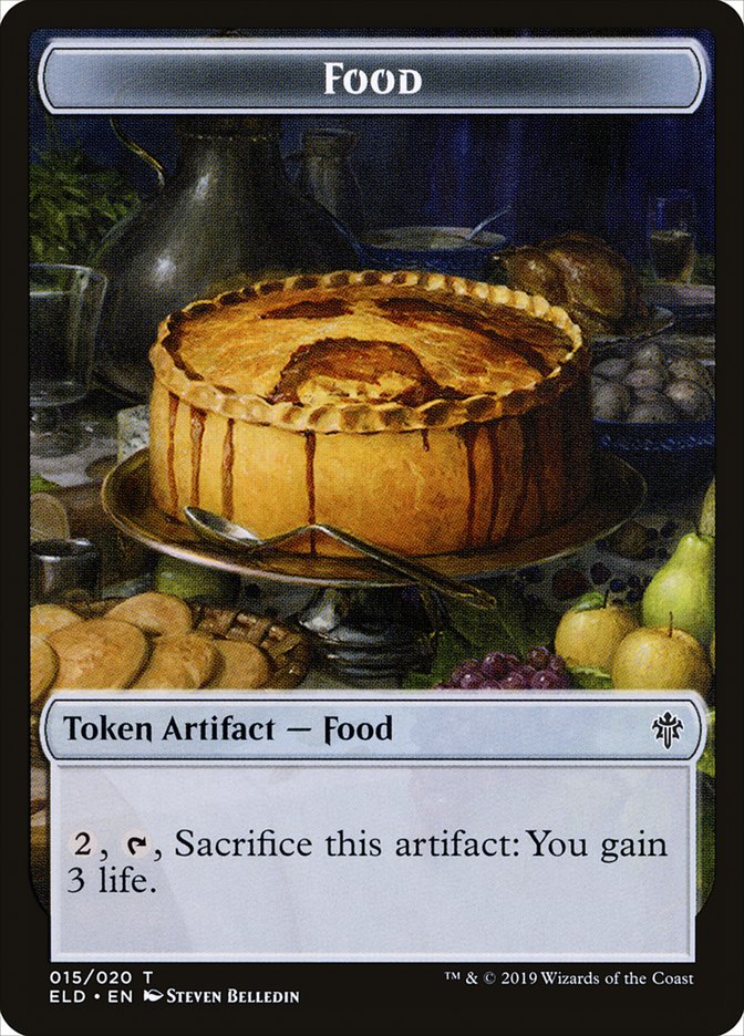 Food (015/020) [Throne of Eldraine Tokens] | Good Games North