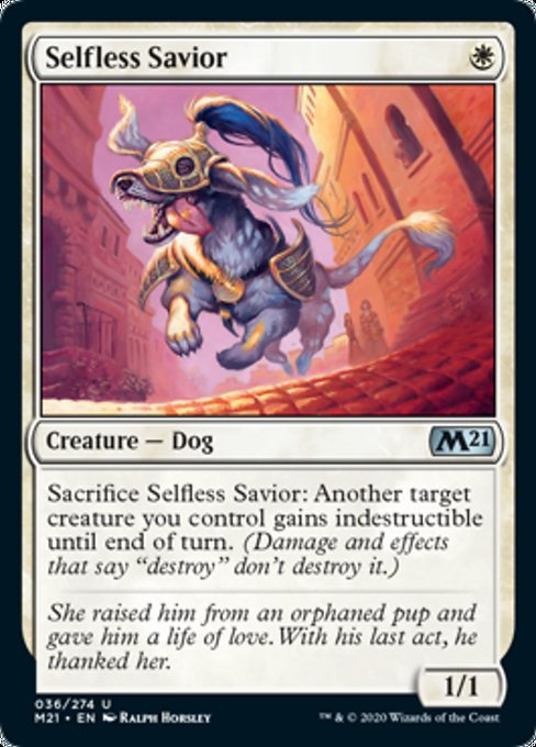 Selfless Savior [Core Set 2021] | Good Games North