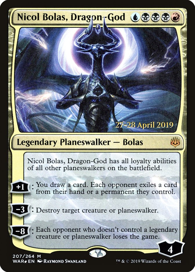 Nicol Bolas, Dragon-God  [War of the Spark Prerelease Promos] | Good Games North