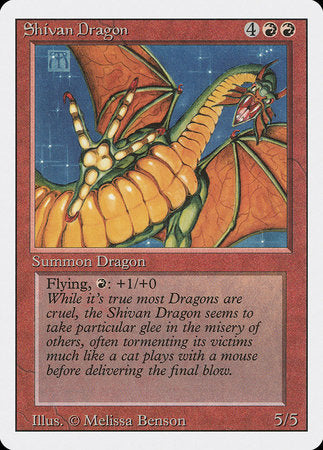 Shivan Dragon [Revised Edition] | Good Games North