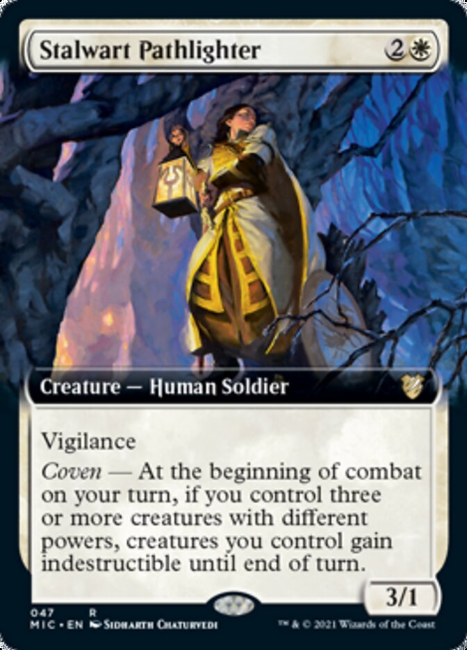 Stalwart Pathlighter (Extended) [Innistrad: Midnight Hunt Commander] | Good Games North