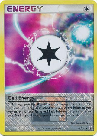 Call Energy (92/100) (League Promo) [Diamond & Pearl: Majestic Dawn] | Good Games North