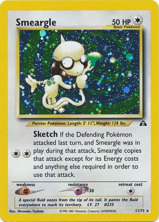 Smeargle (11/75) [Neo Discovery Unlimited] | Good Games North