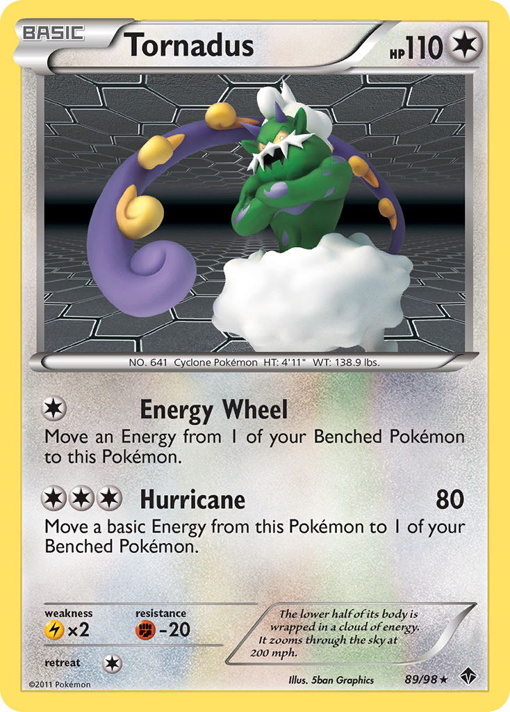 Tornadus (89/98) [Black & White: Emerging Powers] | Good Games North