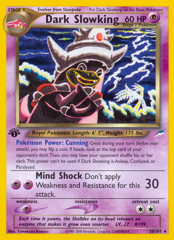 Dark Slowking (20/105) [Neo Destiny 1st Edition] | Good Games North