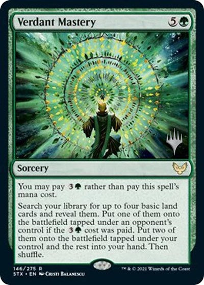 Verdant Mastery (Promo Pack) [Strixhaven: School of Mages Promos] | Good Games North