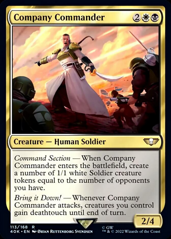 Company Commander [Universes Beyond: Warhammer 40,000] | Good Games North