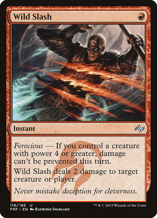 Wild Slash [Fate Reforged] | Good Games North